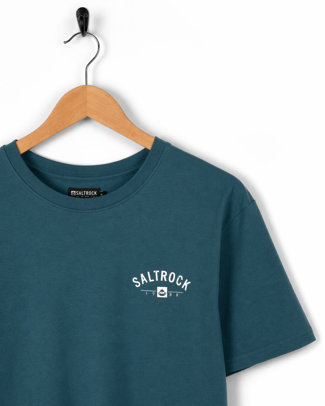 Location Padstow Mens T-Shirt in Teal