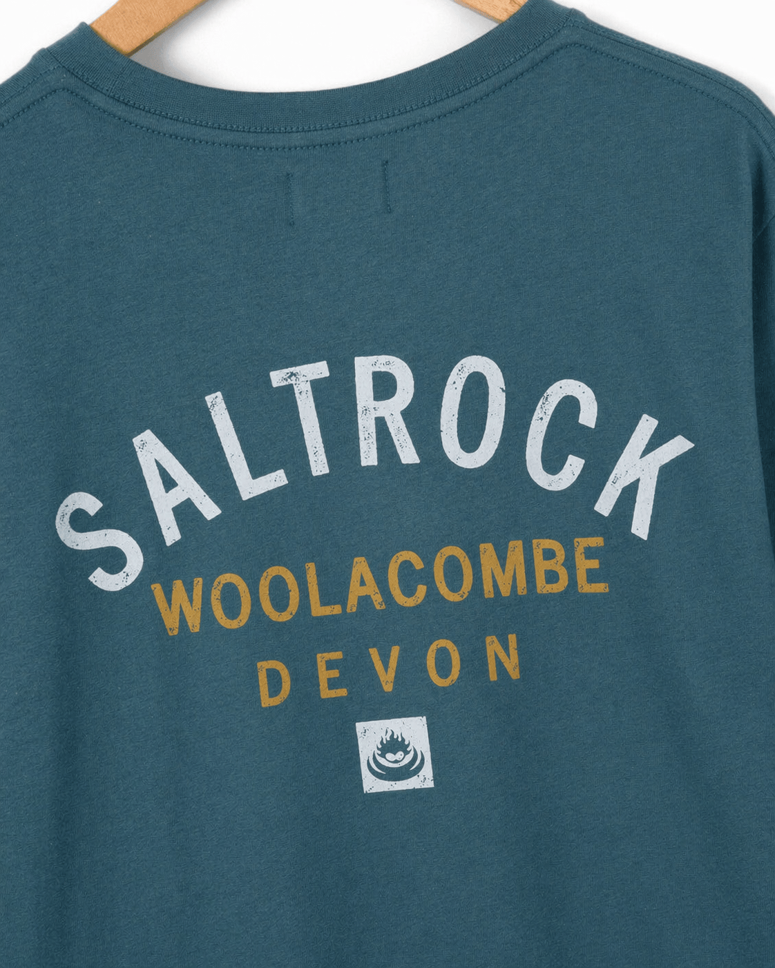 Location Woolacombe Mens T-Shirt in Teal