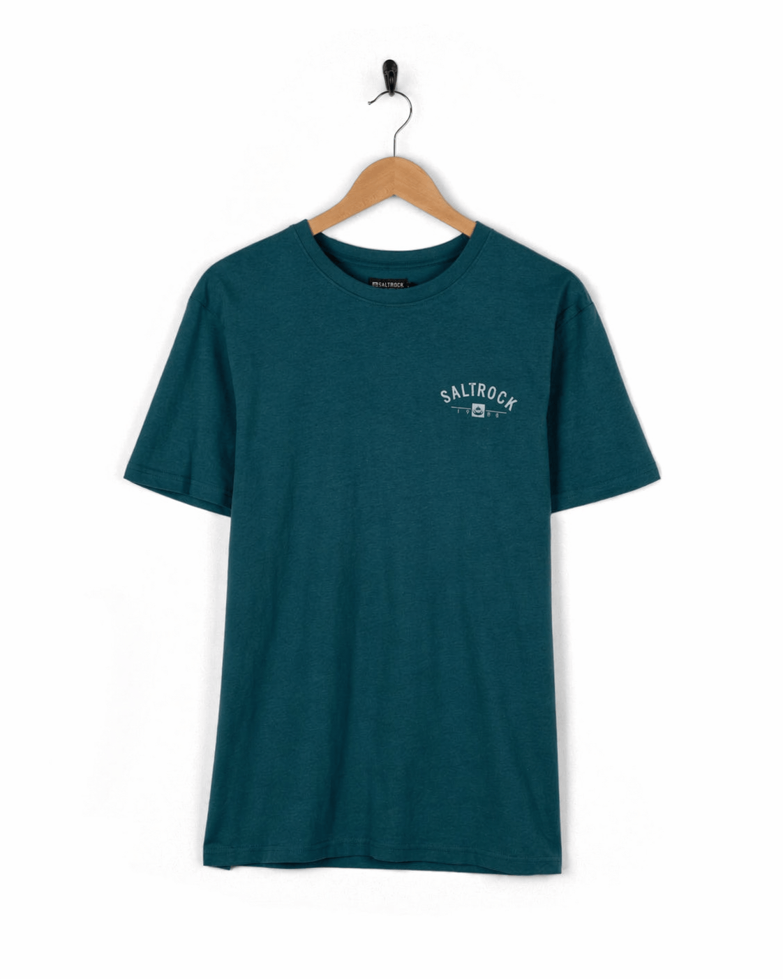Location Saundersfoot Mens T-Shirt in Teal