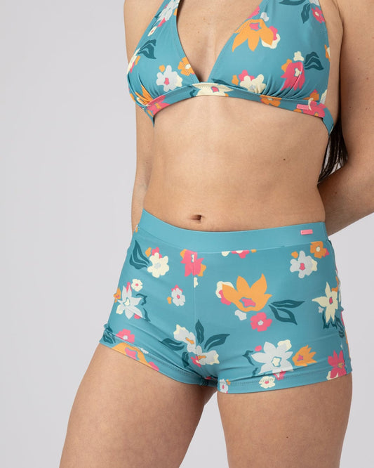 Surf Daze Shorts - Womens Swim Shorts - Blue