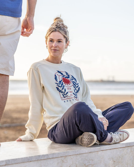 Sunshine Soul - Womens Sweat Top - Cream