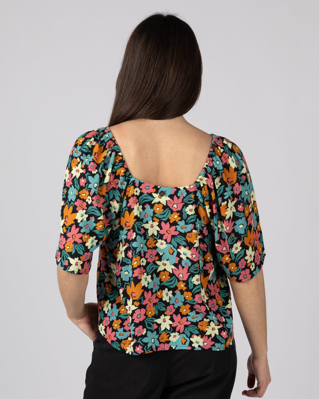 Holidaze Womens Blouse in Multi