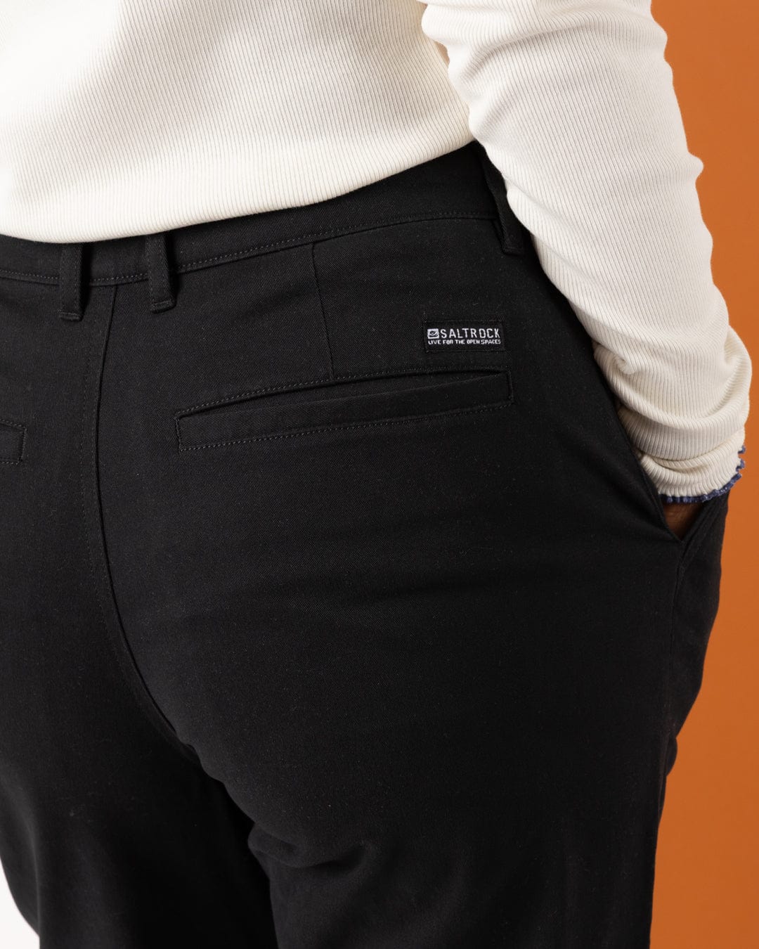 Only & Sons ONSMARK SLIM PANT - Chino - black/zwart Only & Sons ONSMARK SLIM PANT - Chino - black/zwart