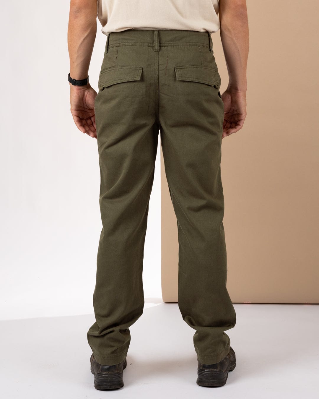 Marloes - Mens Chino Trousers - Green