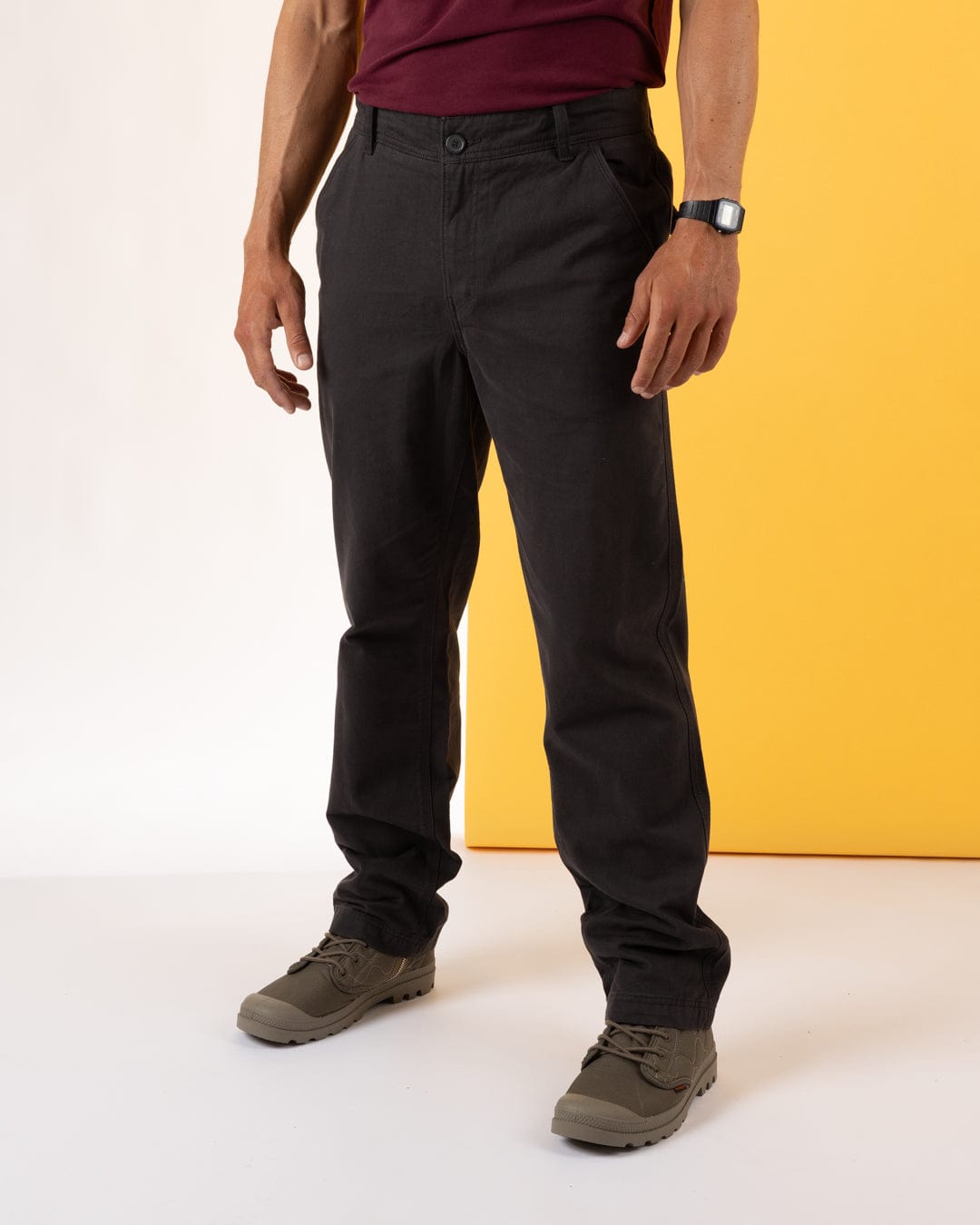 Marloes - Mens Chino Trousers - Grey