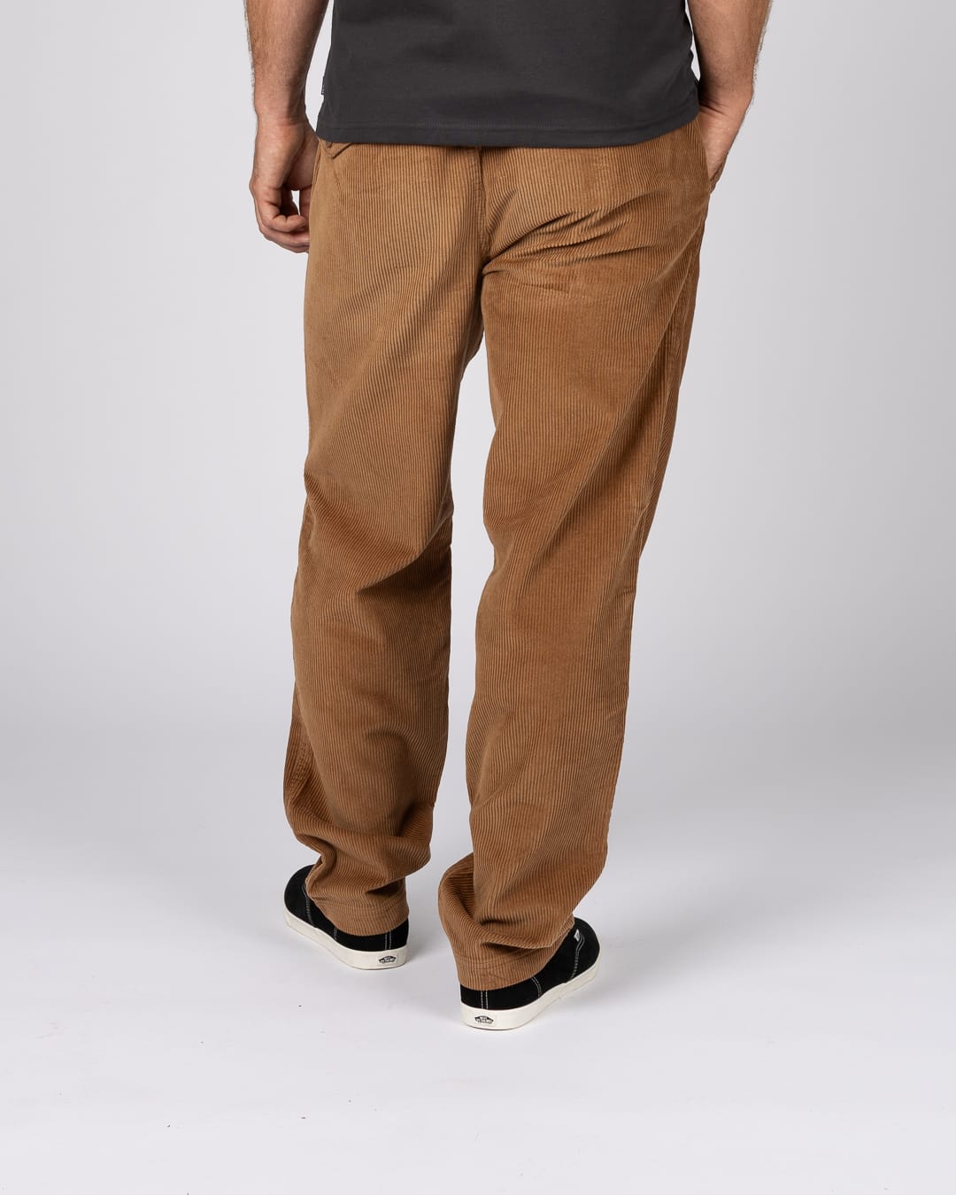 Orlando Mens Cord Trousers in Brown