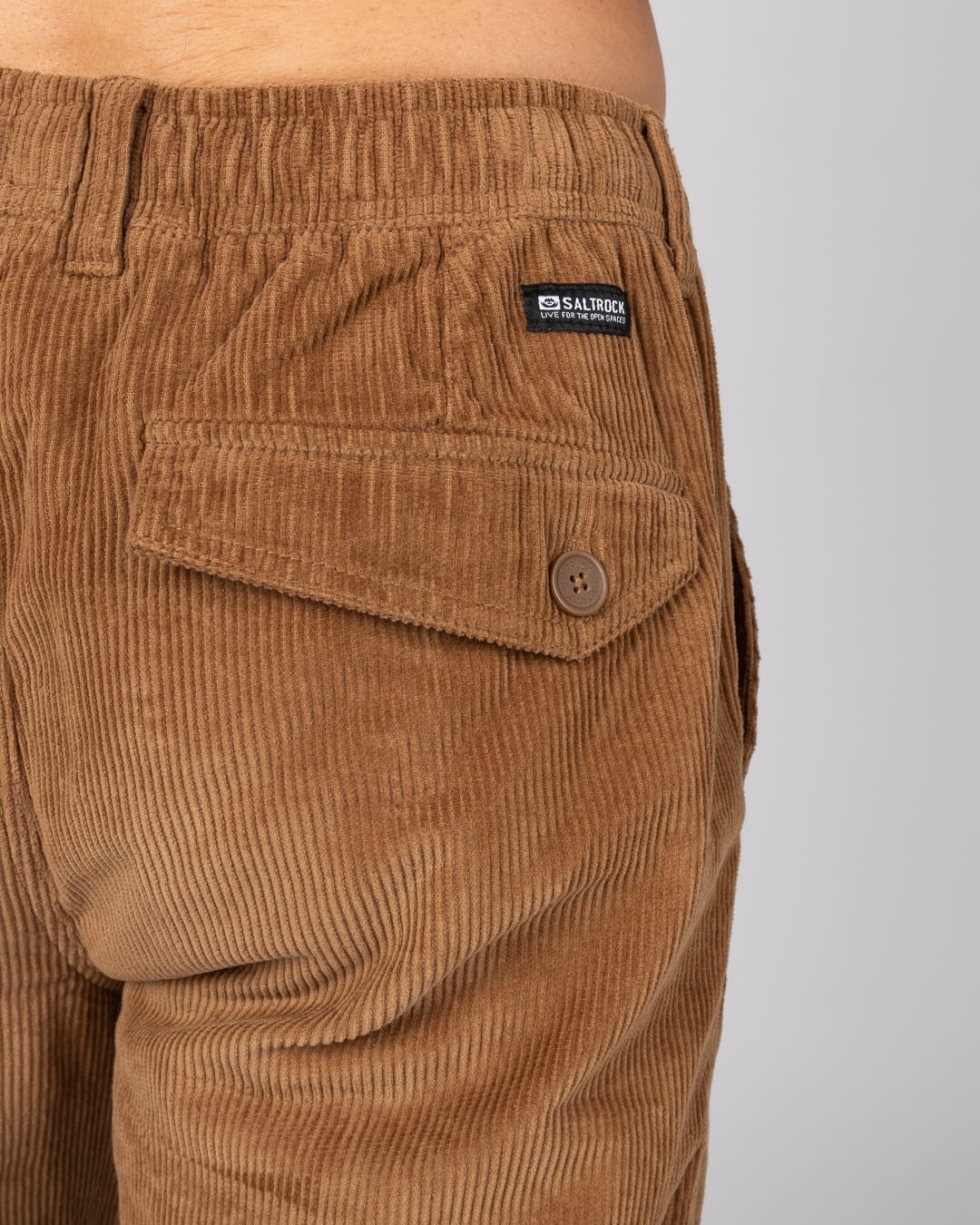 Orlando Mens Cord Trousers in Brown
