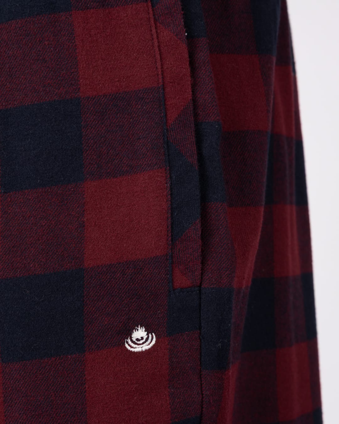 Nath Mens Pyjama Bottoms in Burgundy
