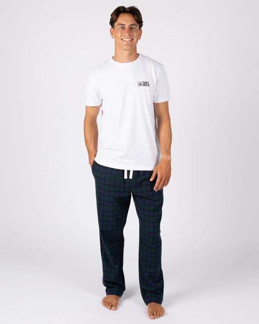 Nath Mens Pyjama Bottoms in Green
