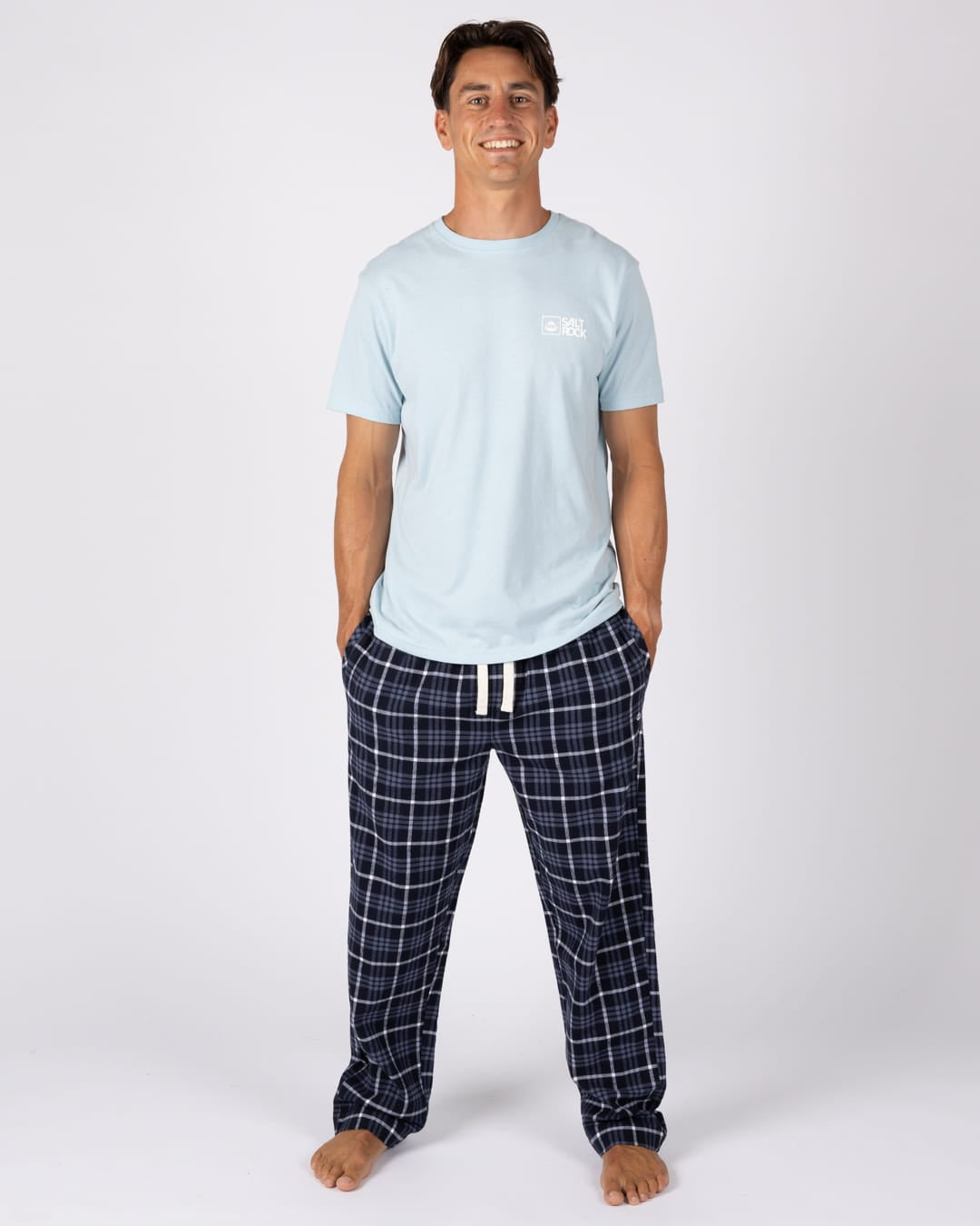 Nath Mens Pyjama Bottoms in Blue