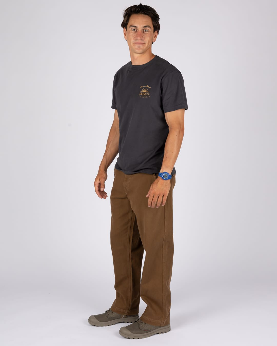 Lowen Mens Chino Trouser In Light Brown