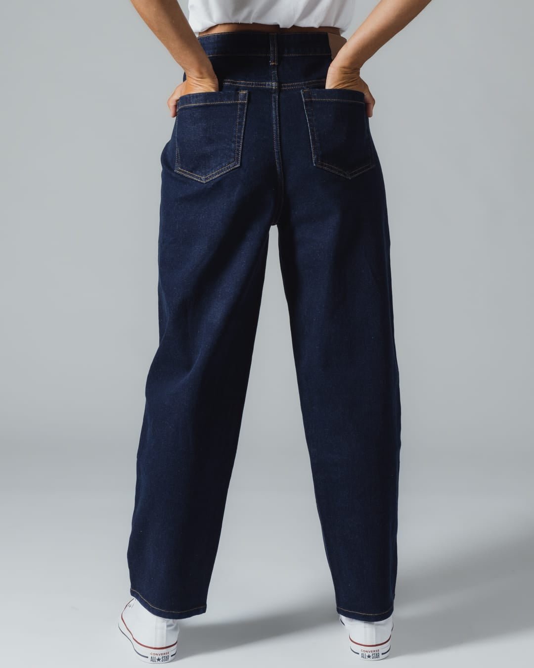 Isla Womens Mum Jean In Dark Denim