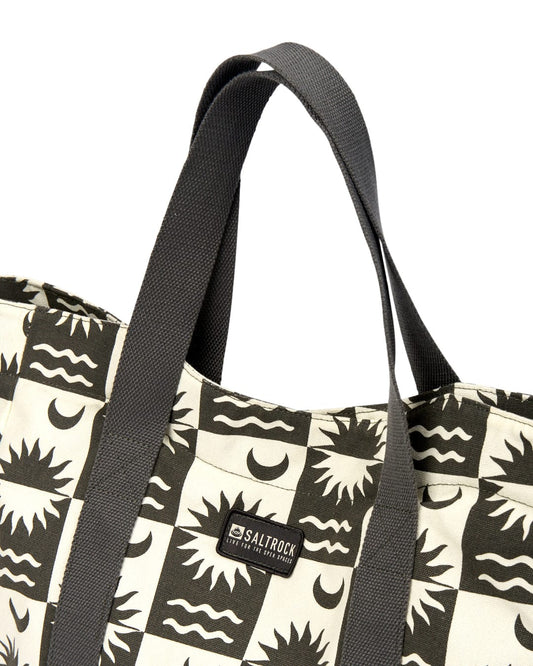 Peachy - Beach Bag - Cream/Green