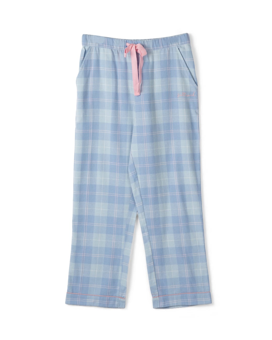 Blair Womens Flannel Pyjama Bottoms in Blue