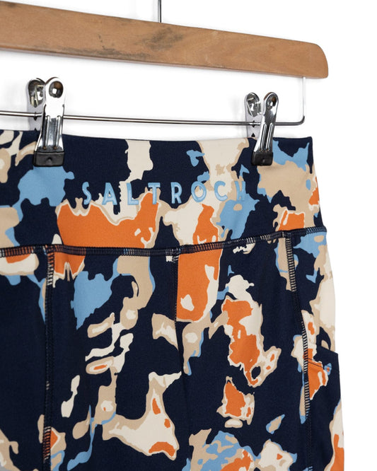 Folie - Kids Leggings - Blue/Orange