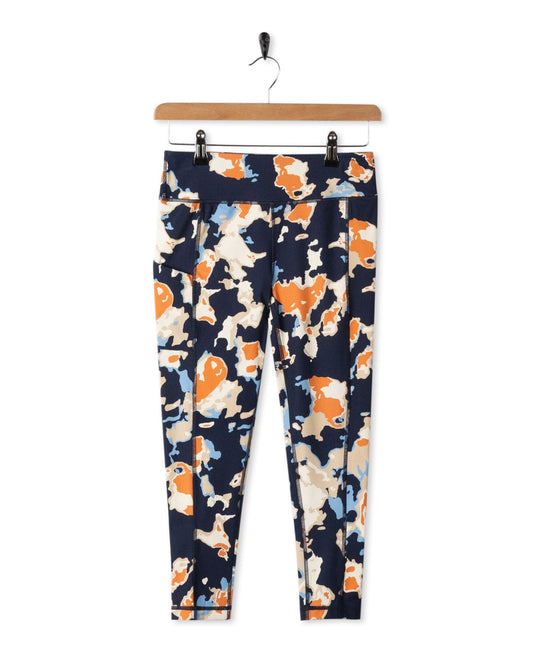 Folie - Kids Leggings - Blue/Orange