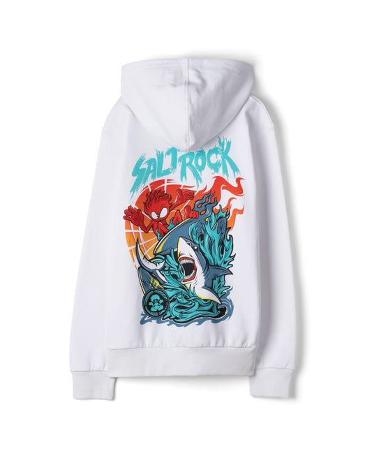 Jaws Kids Pop Hoodie In White