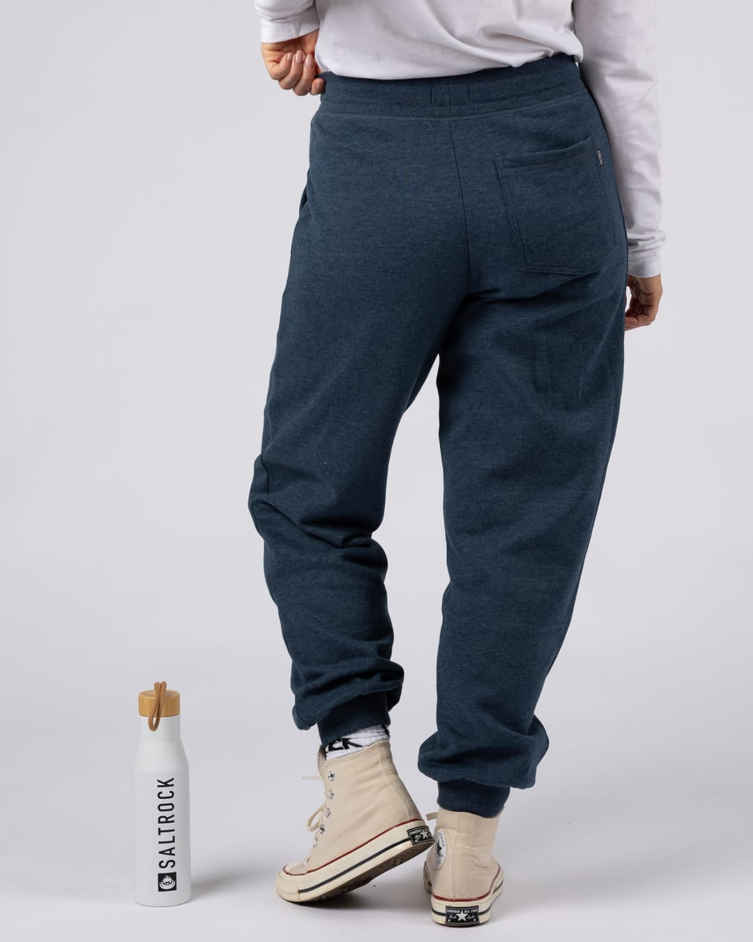 Essential Womens Joggers in Blue Marl
