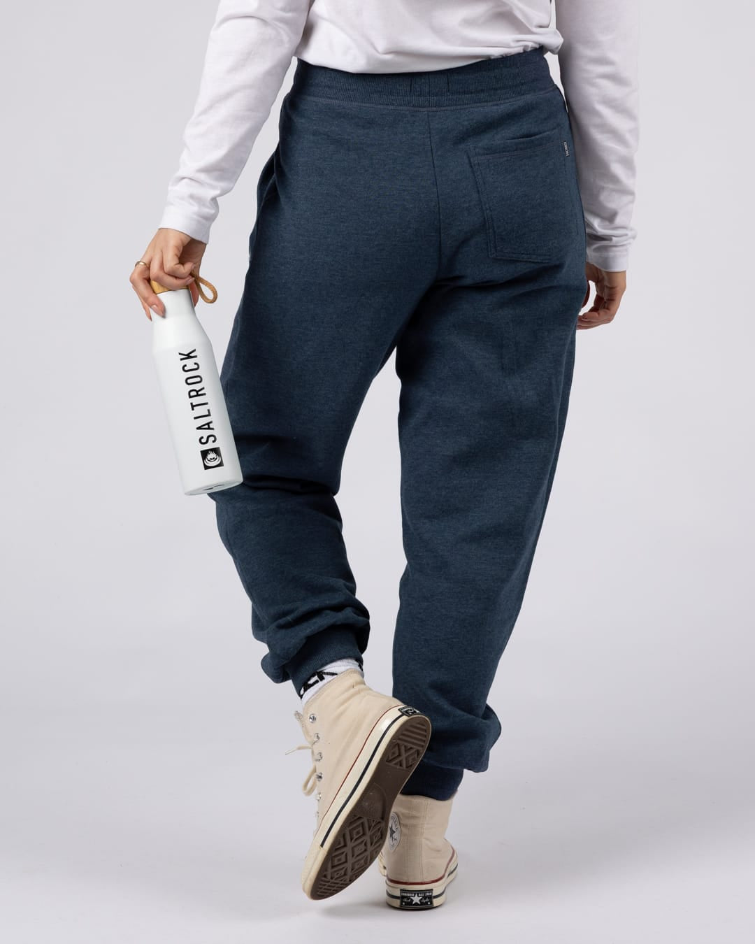 Essential Womens Joggers in Blue Marl