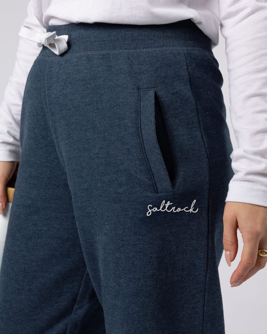 Essential Womens Joggers in Blue Marl
