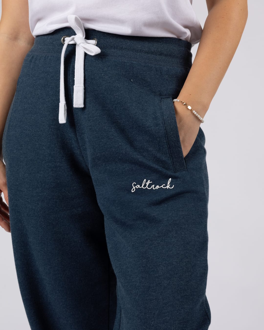 Essential Womens Joggers in Blue Marl