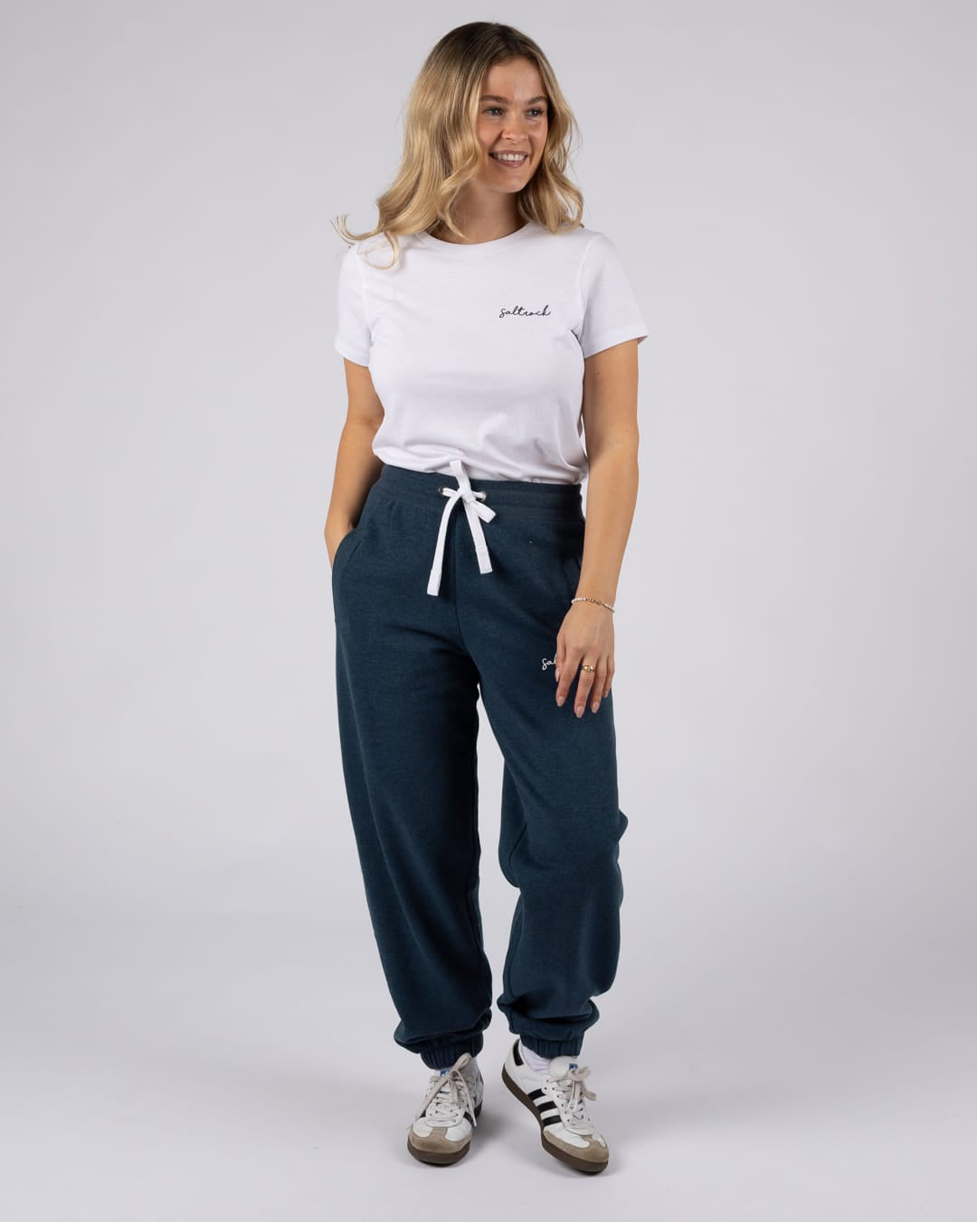 Essential Womens Joggers in Blue Marl