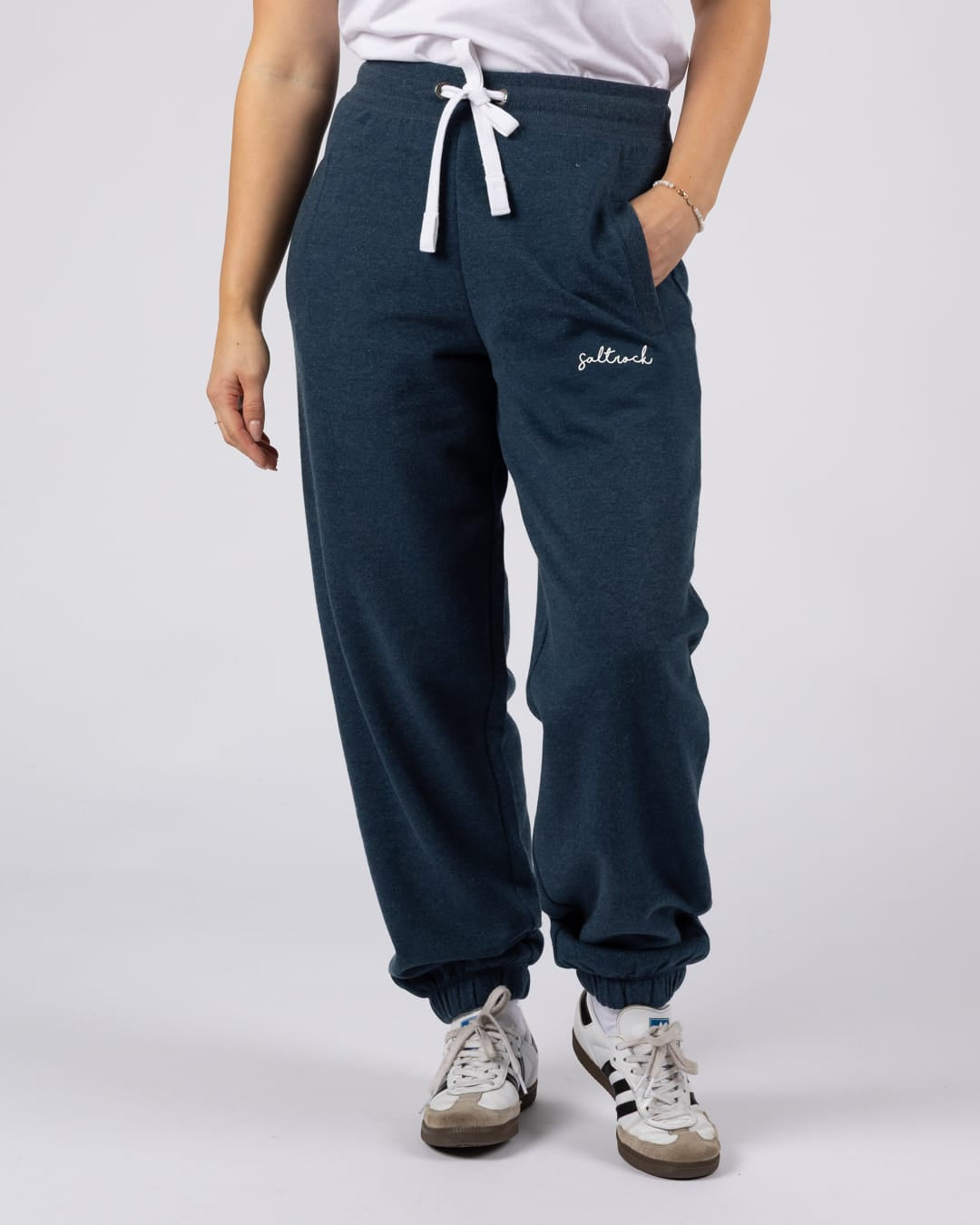 Essential Womens Joggers in Blue Marl