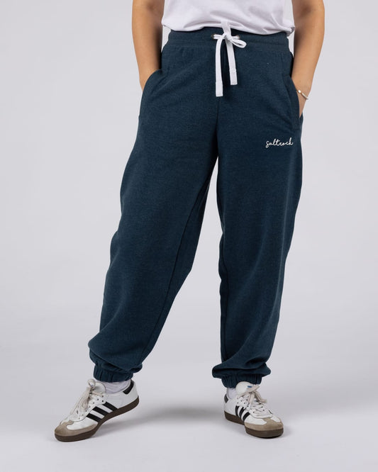 Essential Womens Joggers in Blue Marl