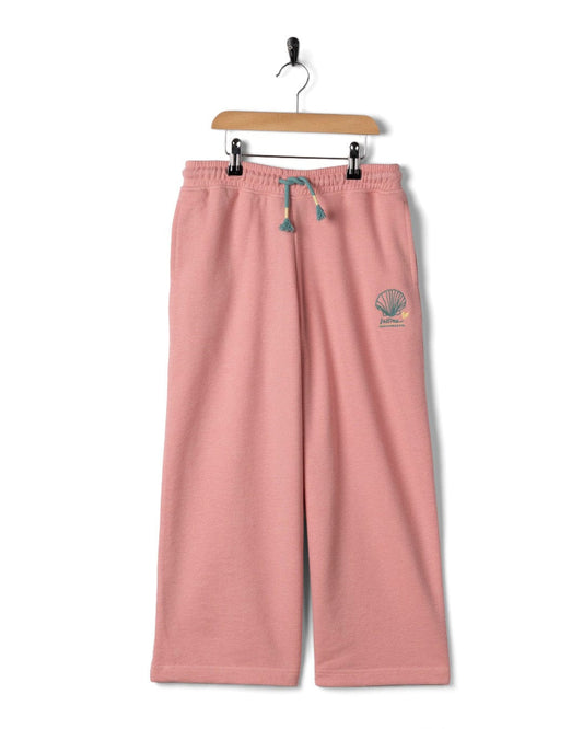 Norie - Kids Wide Leg Joggers - Light Pink