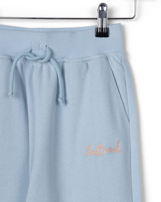 Checker Kids Trouser in Light Blue