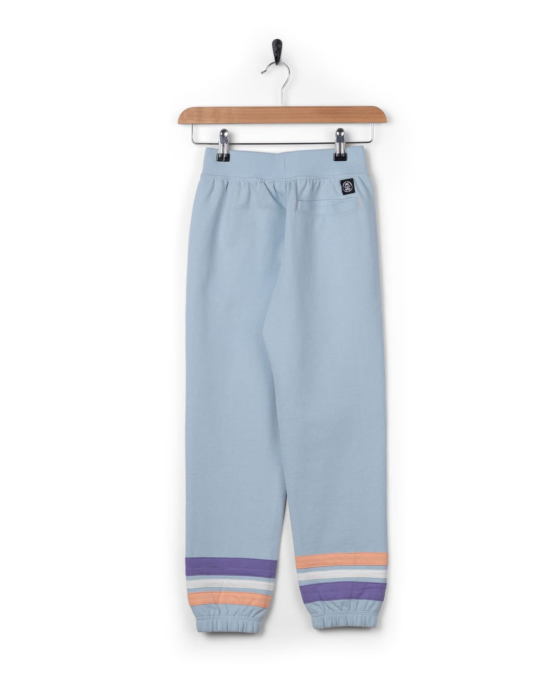 Checker Kids Trouser in Light Blue