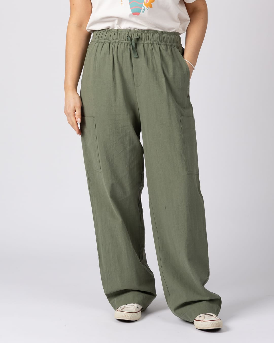 Katel Womens Trouser in Light Green