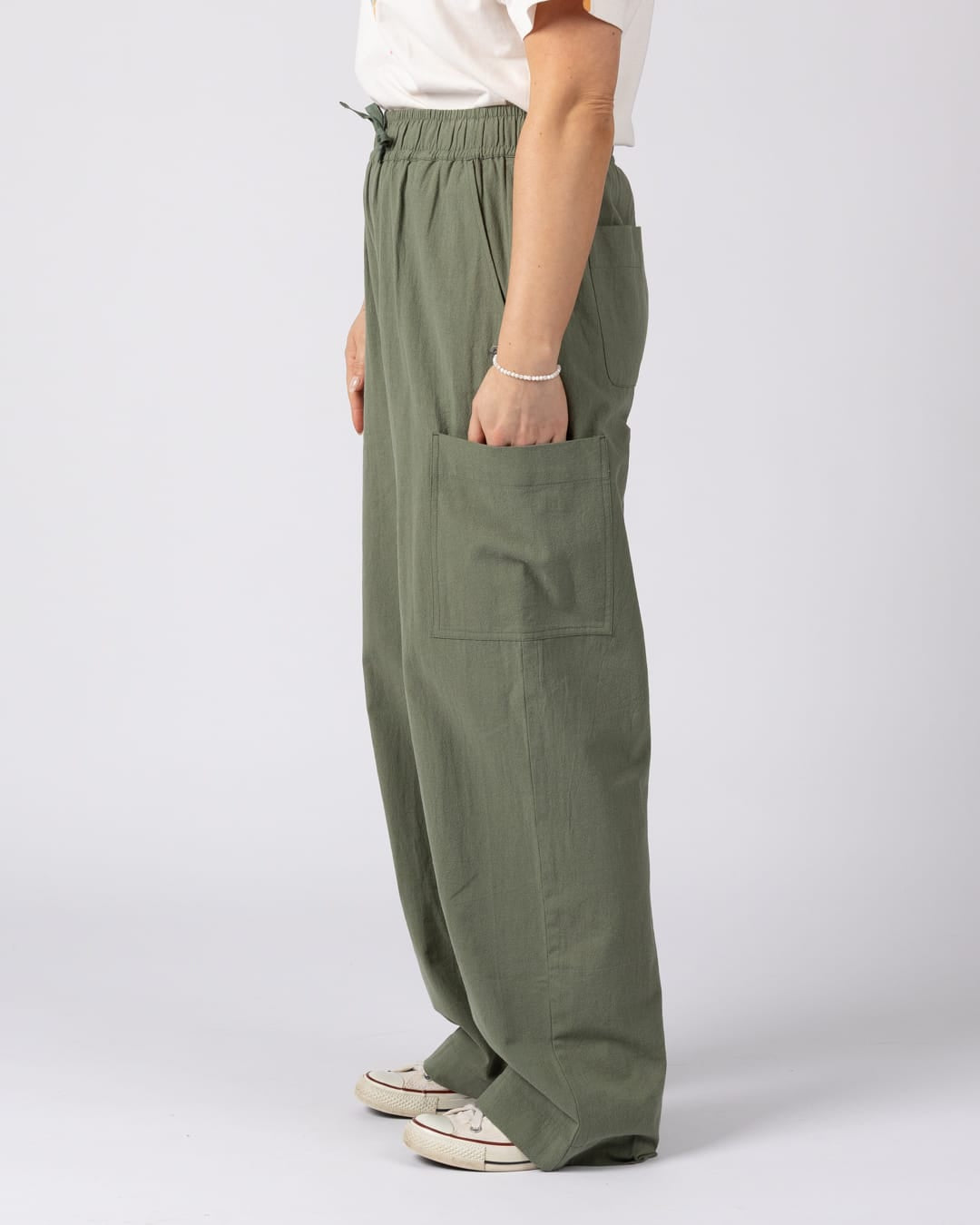 Katel Womens Trouser in Light Green