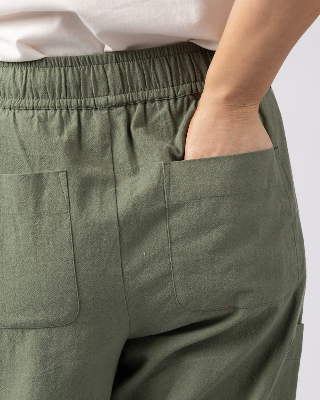 Katel Womens Trouser in Light Green