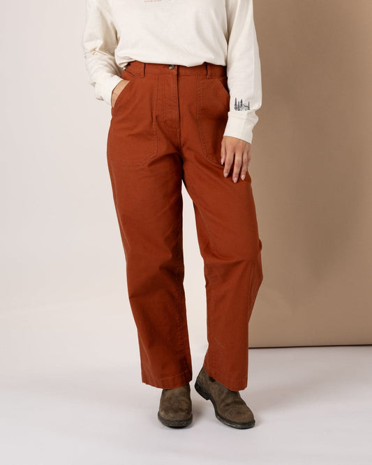 Enya - Womens Trousers - Brown
