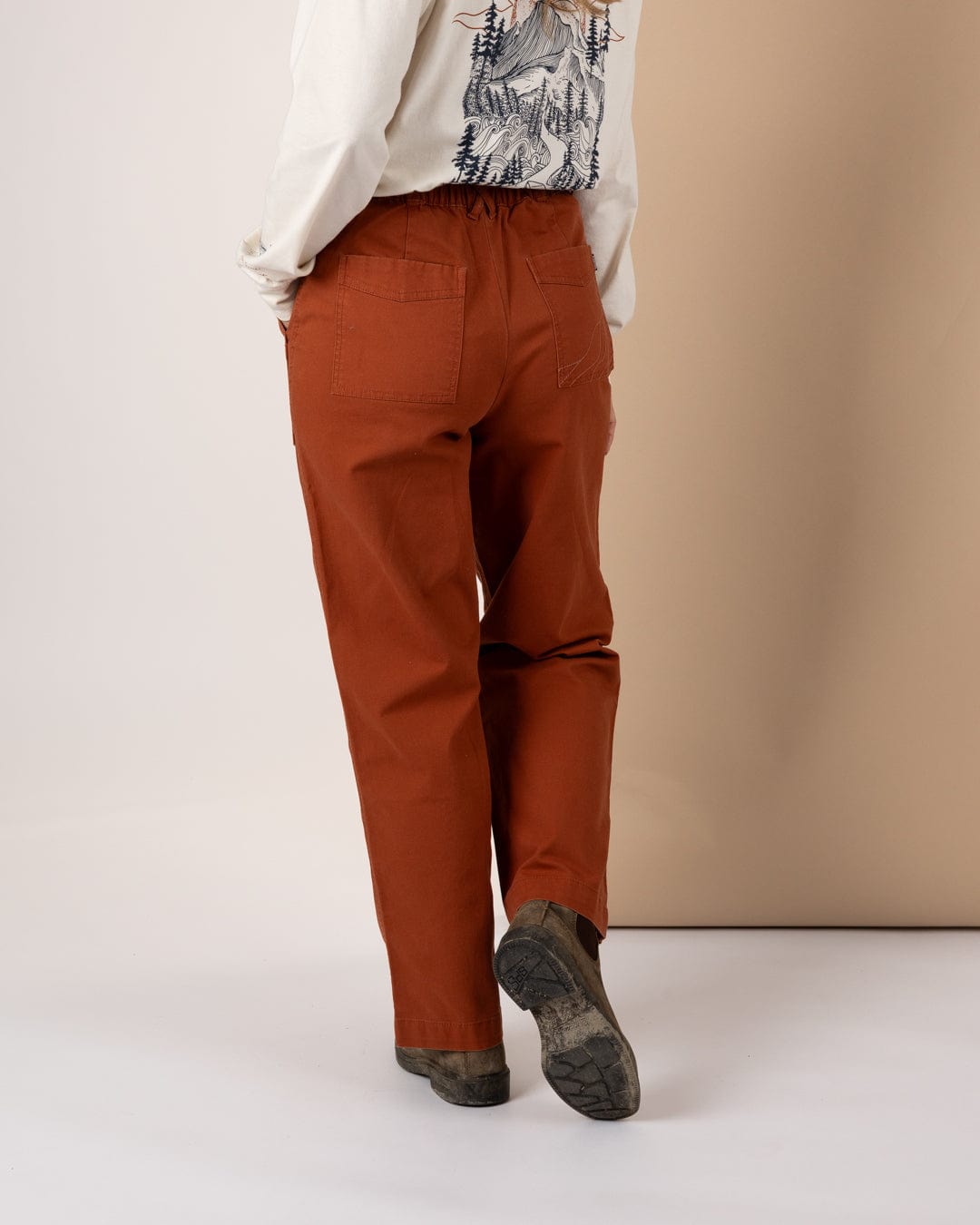 Enya - Womens Trousers - Brown