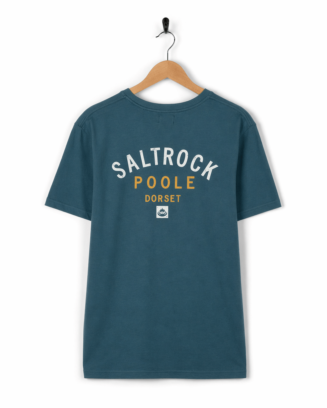 Poole Mens Location T-Shirt in Teal