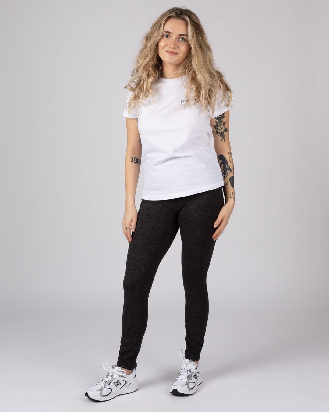 Trek Womens 4 Way Stretch Outdoor Leggings in Dark Grey