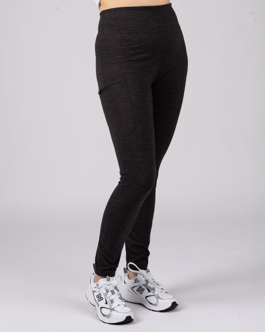 Trek Womens 4 Way Stretch Outdoor Leggings in Dark Grey