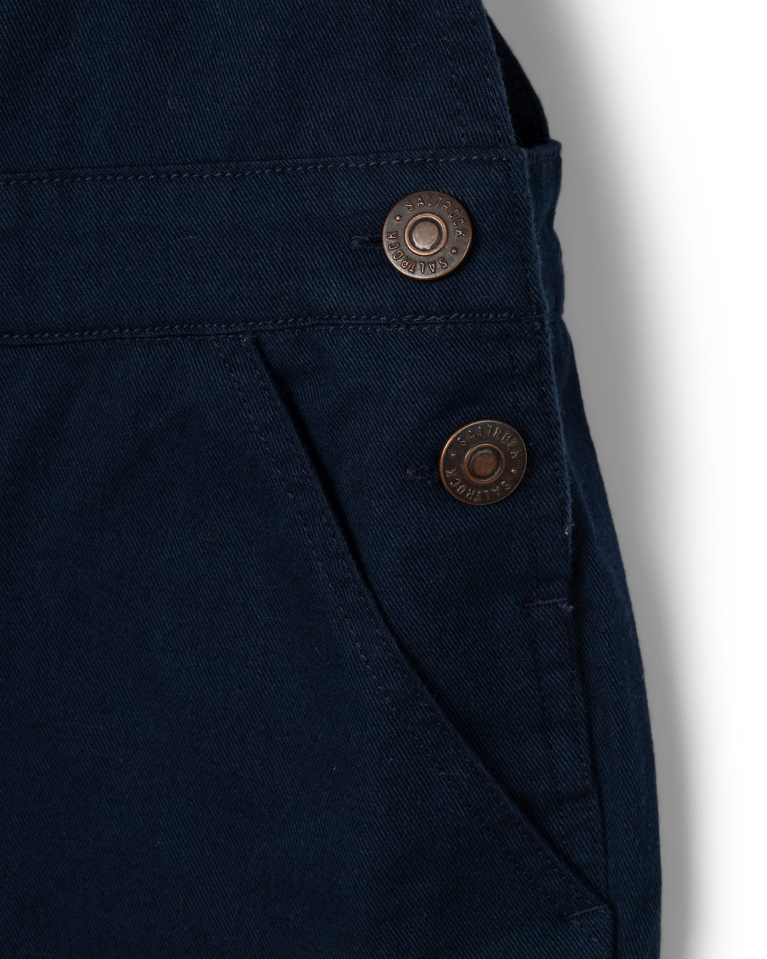 Willow Kids Embroidered Dungarees in Blue
