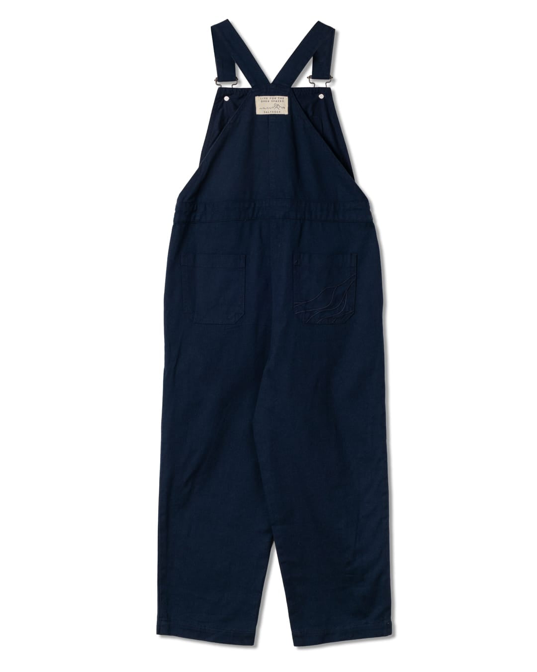 Willow Kids Embroidered Dungarees in Blue