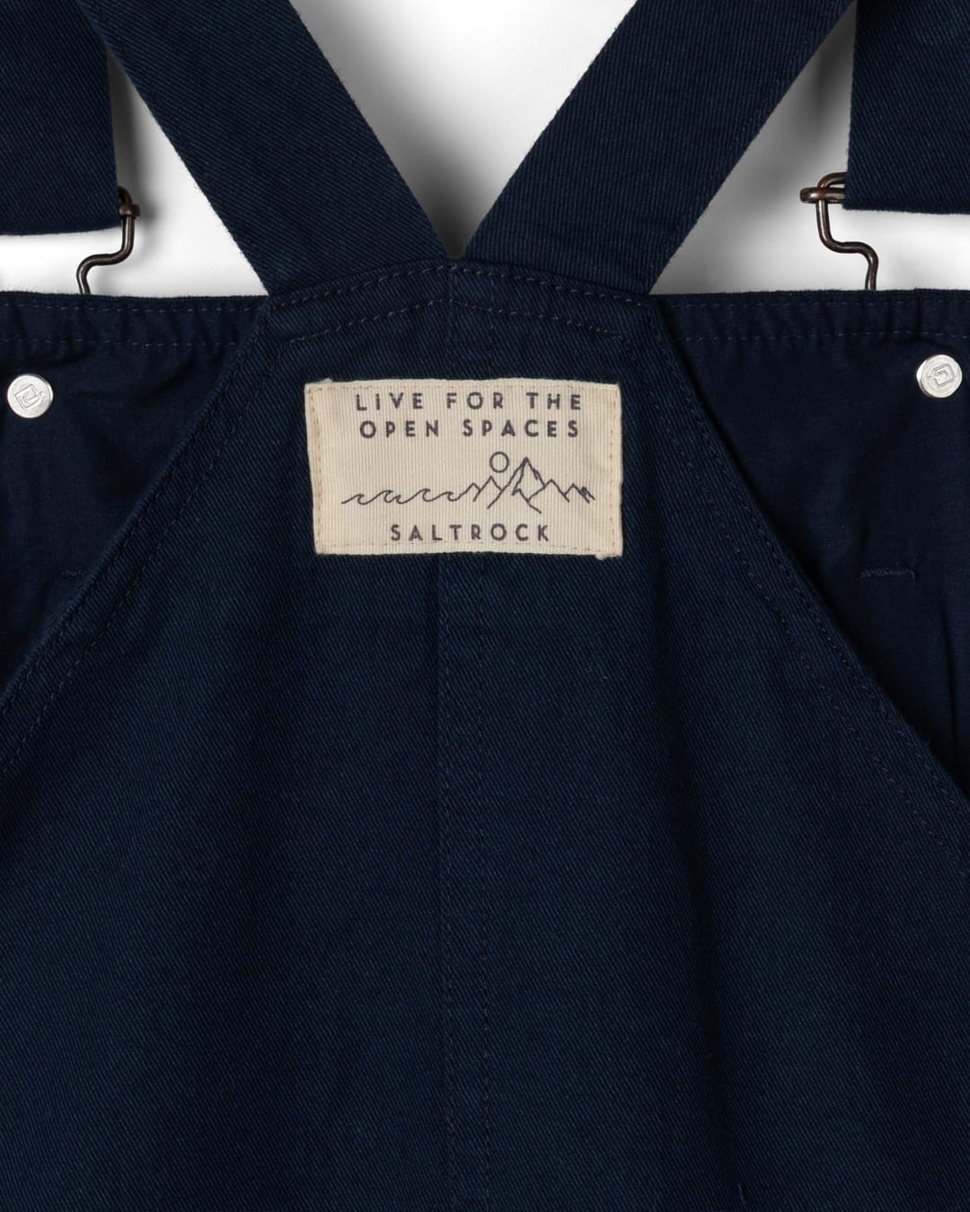 Willow Kids Embroidered Dungarees in Blue