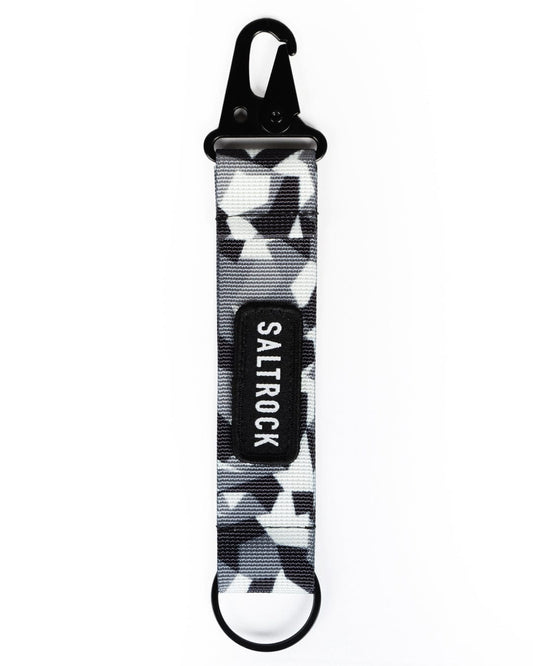 A Saltrock Rock Camo Keyring lanyard.