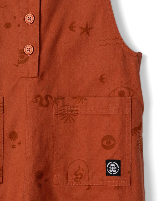 Spirit - Kids Dungarees - Orange