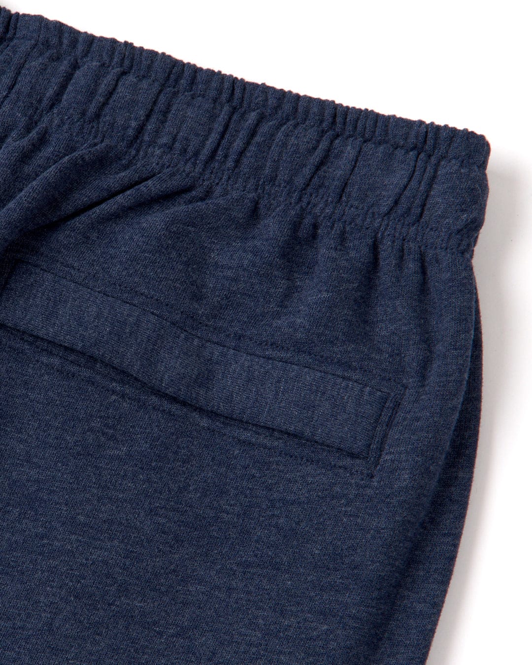 Saltrock Original - Mens Joggers - Blue Marl crafted from soft jersey material with elastic waistband, cuffed ankles, and a single back pocket featuring Saltrock branding.