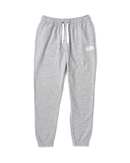 Saltrock Original - Mens Joggers in Grey with a contrasting draw cord, drawstring waist, and Saltrock branding on the upper left leg.