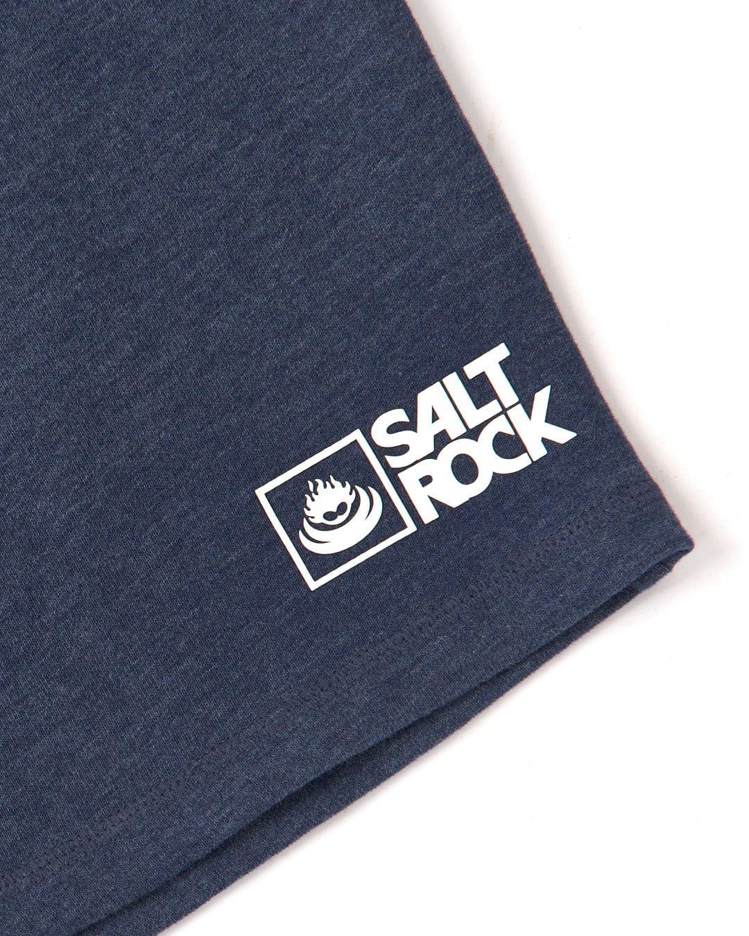 The comfortable Saltrock logo on a Saltrock Original - Mens Short - Blue Marl t-shirt.