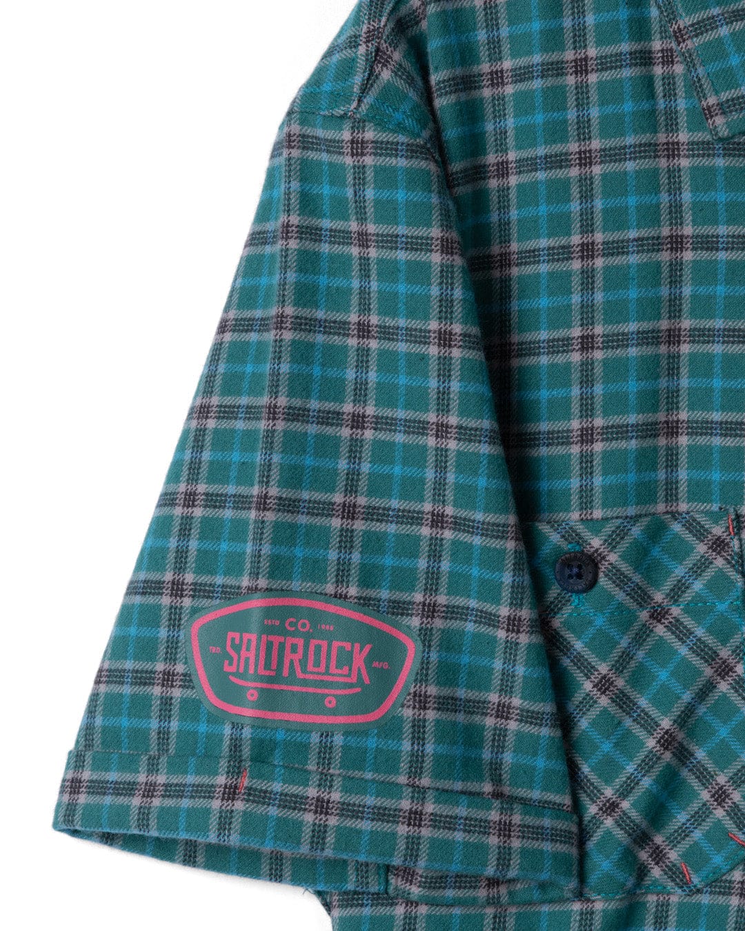 Waves Wheels Club - Kids Short Sleeved Shirt - Dark Green