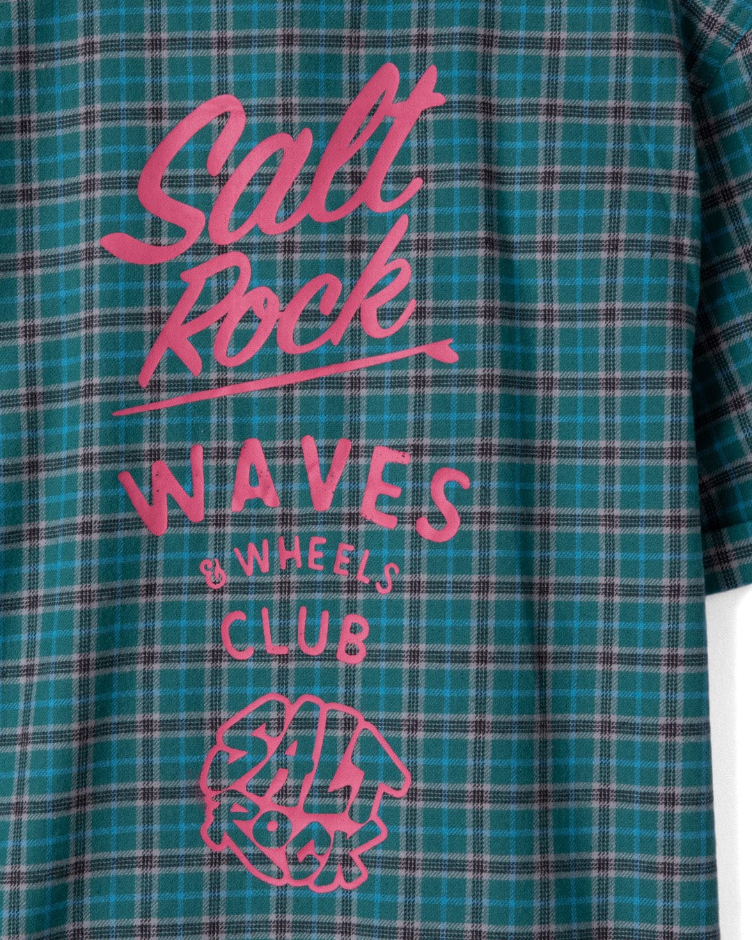 Waves Wheels Club - Kids Short Sleeved Shirt - Dark Green