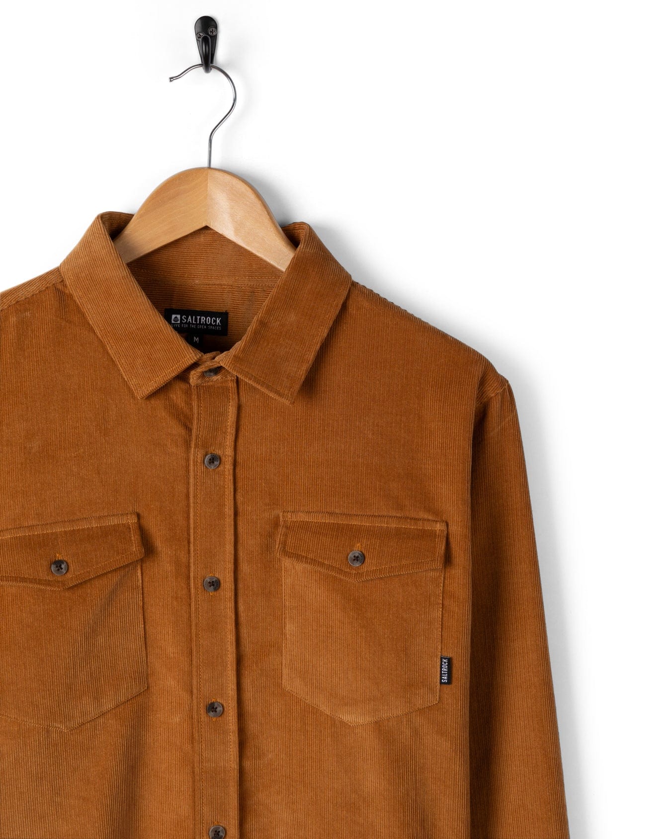 Lyon - Mens Corduroy Shirt - Tan
